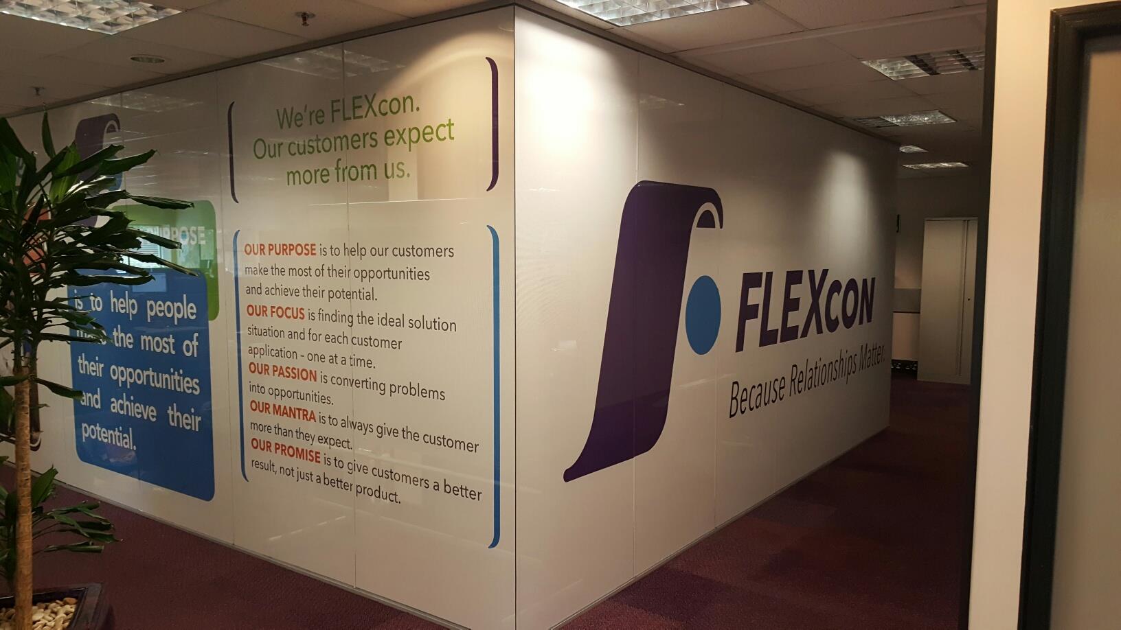 internal wall signage graphics edinburgh